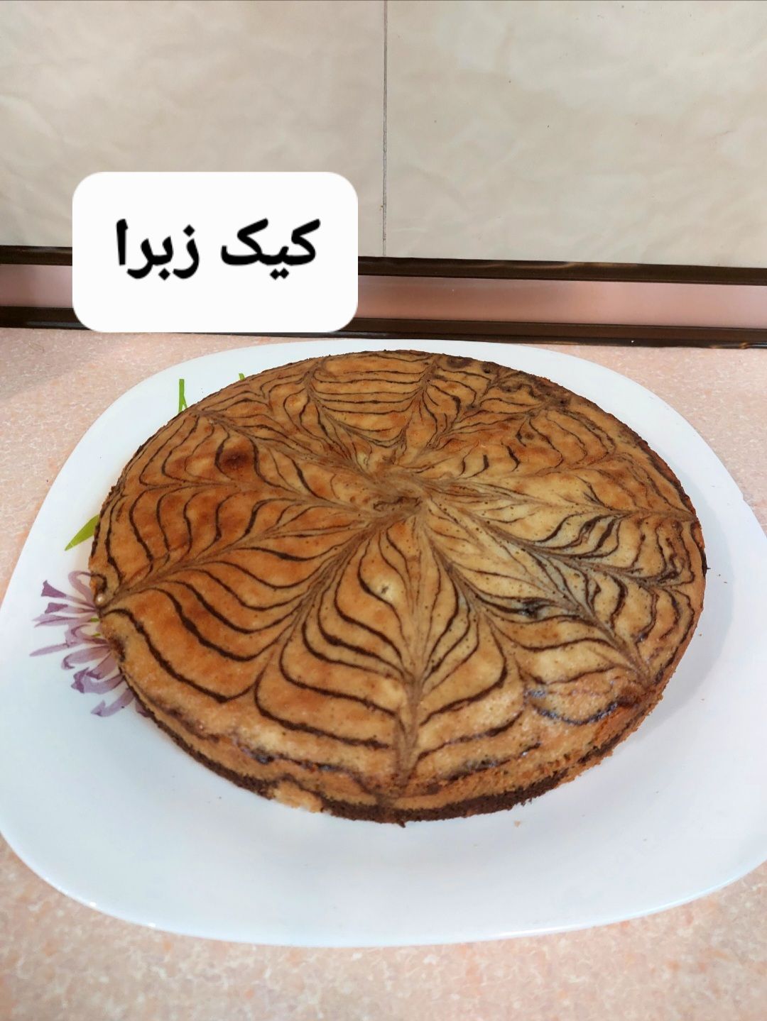 کیک زبرا 