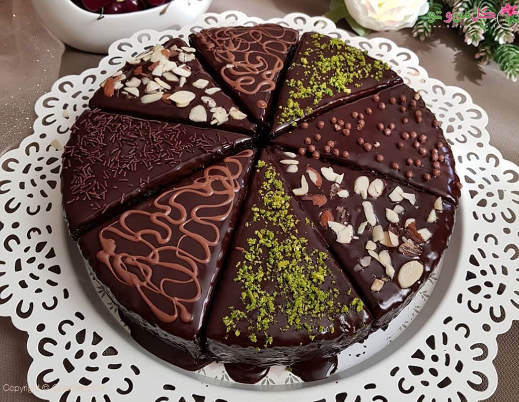 کیک خیس شکلاتی 