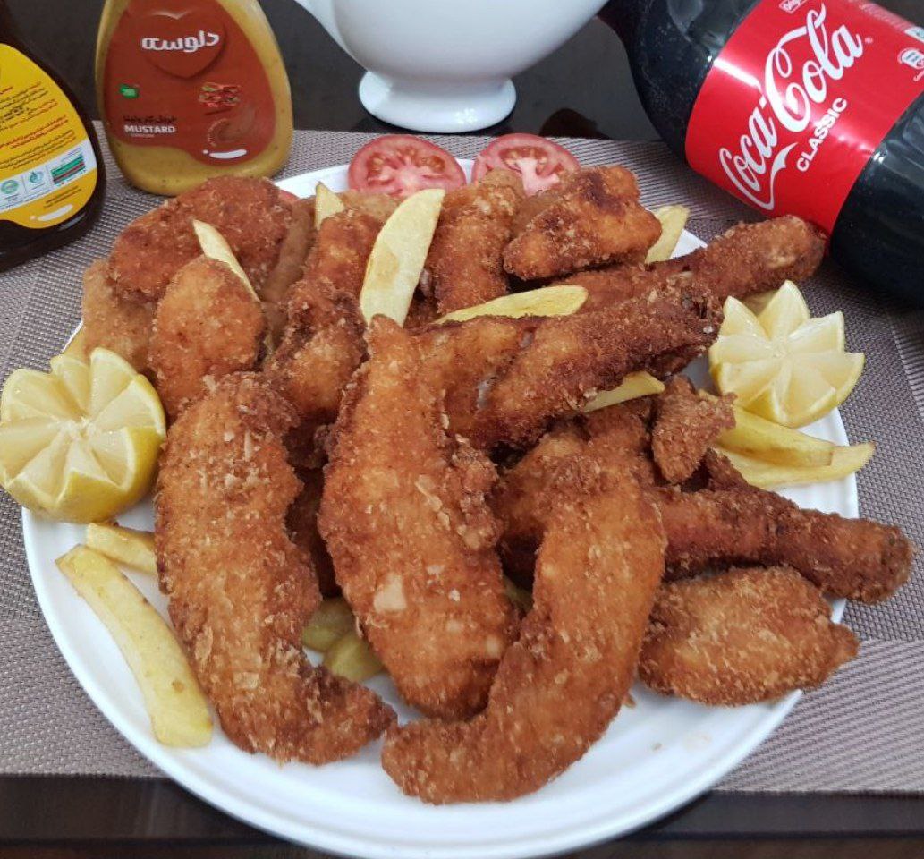 مرغ سوخاری سه سوته