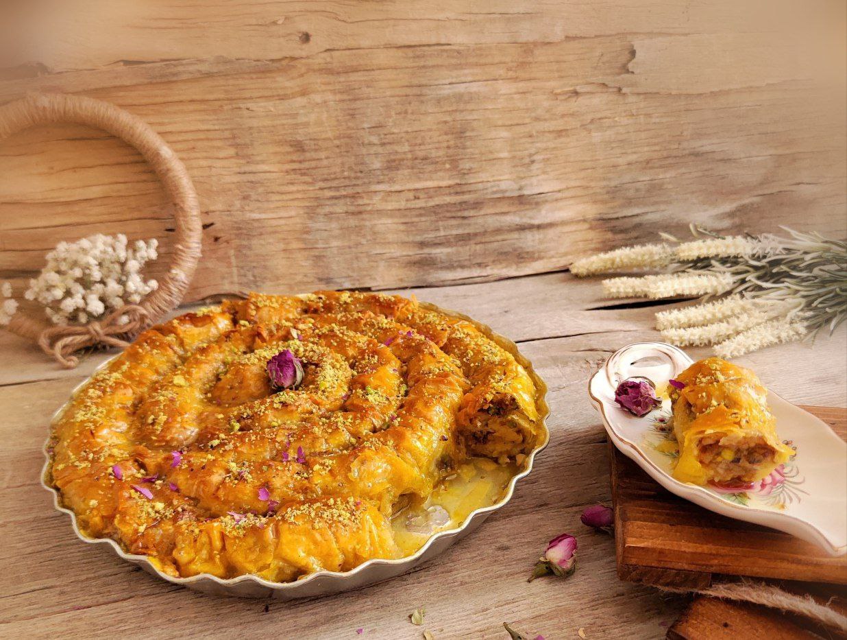 باقلوا شیر عسلی 