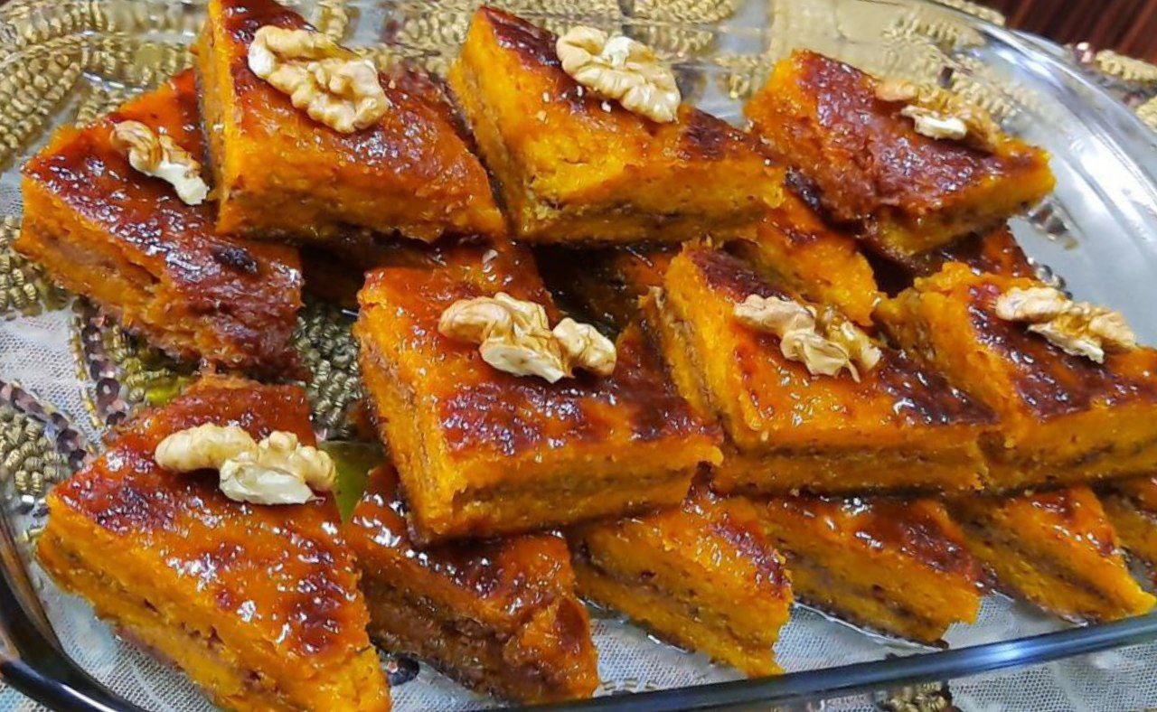 خاگینه ی هویج مغزدار